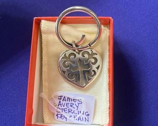 James Avery sterling keychain