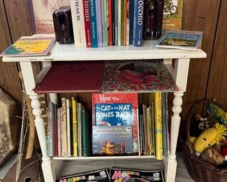 Mattie mod outfits, children’s books and table 