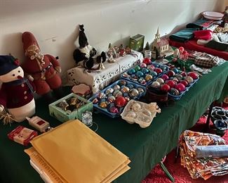 Large variety of vintage Christmas