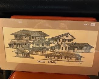 Nicely matted artwork from Donna Keeley 1983