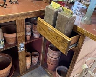 More clay flower pots