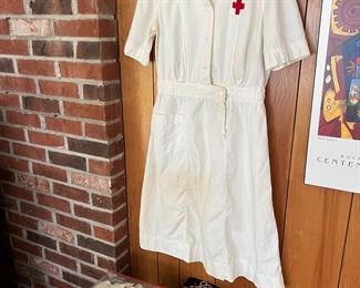Vintage nurses outfit with hats