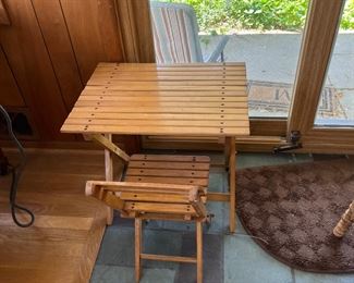 Children’s table and chair