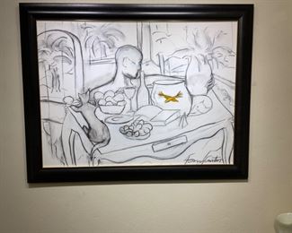 7. Tony Curtis- “Symphony Light & Shadow”
Original On Canvas 36x48 
Retail $33,500