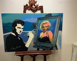 26. Tony Curtis- “ Great Pair” Black & White Tony
24x36  Signed Giclee’
Retail $1900