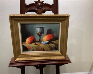 68. Lorraine Christie- Mangos & Grape 
11x14 Oil on canvas 
Retail $2550