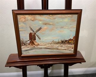 85. Windmill- Oil on canvas 