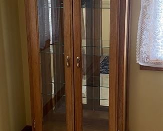 Amish Made Curio Cabinet