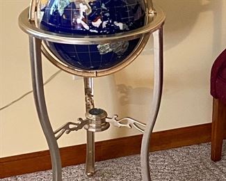 Gemstone World Globe
