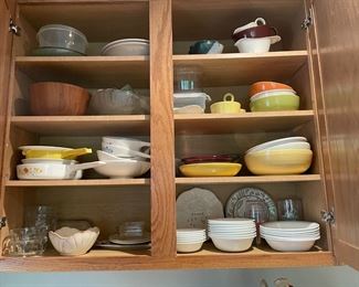 . . . great Corning Ware and vintage Pyrex is available