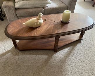 . . . coffee table and duck