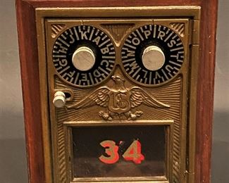 Vintage US Post Office P.O. Box door from the old Beaumont, Texas Post Office........To register in order to place bids go to www.capitolsalesservices.hibid.com