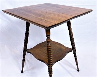 Antique oak parlor table