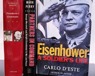 Books on General Eisenhower ........To register in order to place bids go to www.capitolsalesservices.hibid.com