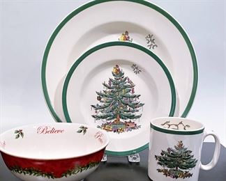 Spode Christmas Tree ........To register in order to place bids go to www.capitolsalesservices.hibid.com