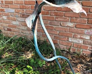 Copper Tulip garden art......To register in order to place bids go to www.capitolsalesservices.hibid.com