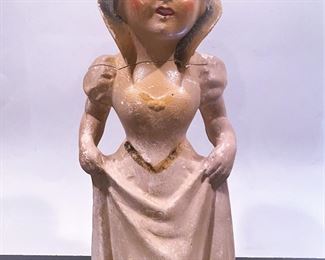 1930s carnival chalkware figure of Snow White......To register in order to place bids go to www.capitolsalesservices.hibid.com