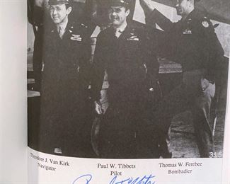 Paul Tibbets signature