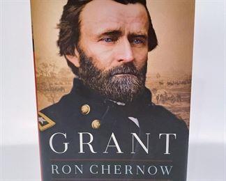 Book, 'Grant' by Ron Chernow.......To register in order to place bids go to www.capitolsalesservices.hibid.com