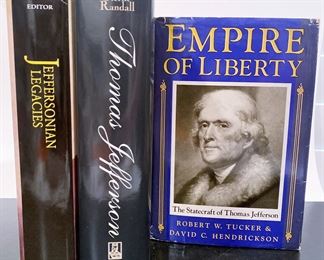 Books on Thomas Jefferson ......To register in order to place bids go to www.capitolsalesservices.hibid.com