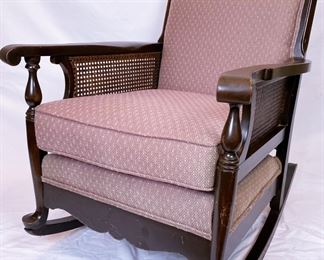 Circa 1920 rocking arm chair......To register in order to place bids go to www.capitolsalesservices.hibid.com