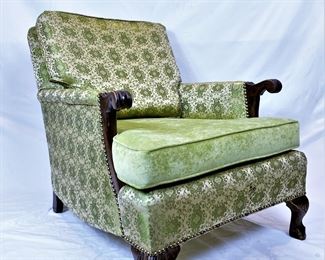 Circa 1930 arm chair. ......To register in order to place bids go to www.capitolsalesservices.hibid.com