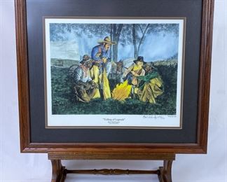 Burl Washington, signed and numbered......To register in order to place bids go to www.capitolsalesservices.hibid.com