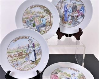 French porcelain plates Apilco......To register in order to place bids go to www.capitolsalesservices.hibid.com