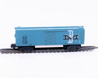 1950s model train box car by American Flyer ......To register in order to place bids go to www.capitolsalesservices.hibid.com