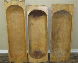 Large Wooden Dough Bowls