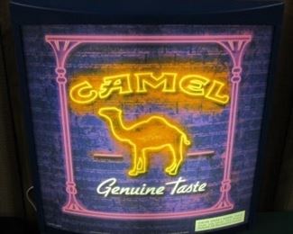Lighted Camel Sign