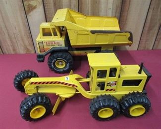 Tonka Toys Dump Truck & Road Grader