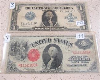 1917 & 1923 Large $1.00 Notes