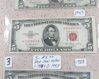 Red Seal $5.00 Notes