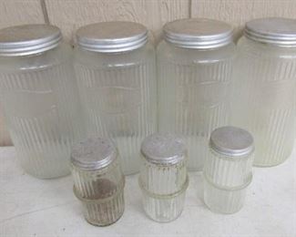 Hoosier Cabinet Jars
