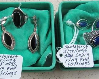 Southwest Sterling Rings & Earrings