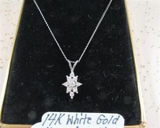 14K Gold Diamond Necklace