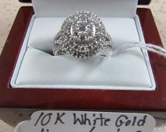 10K Gold Diamond Ring - Approx. 2 cttw