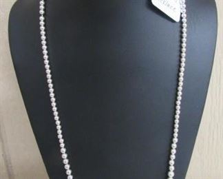 Sterling Ball Necklace