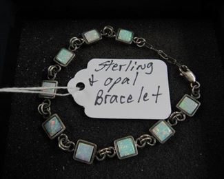 Sterling & Opal Bracelet