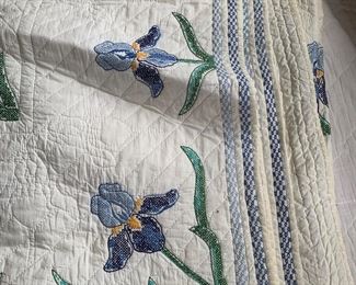 embroidered quilt