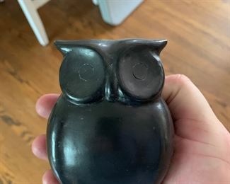 Black Mexico pottery owl