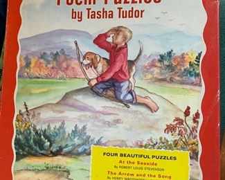 Poem Puzzles by Tasha Tudor -rare