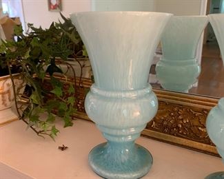 French blue opaque glass