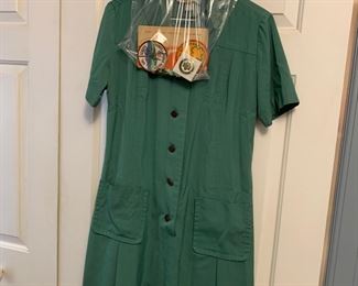 1970s Oak Hill Girl Scout Troop leader dress