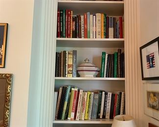 Cookbooks in the kitchen