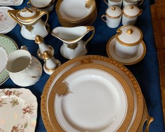 Bavarian gold rim china 