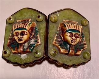 Bakelite Egyptian motif buckle