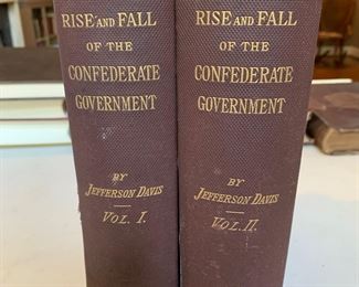 1st edition Rise and Fall of the Confederate Government Jefferson Davis