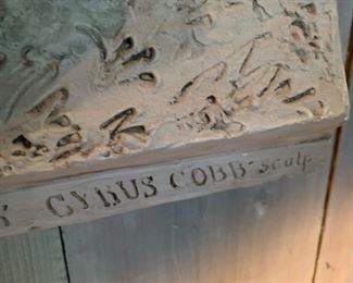 Large plaster bas relief by Cyrus Cobb of Paul Revere, c. 1898, 22"x30"